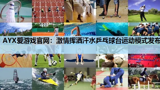 激情挥洒汗水乒乓球台运动模式发布